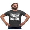 3X-Large Heather Black Mens I Myself Am Strange & Unusual Halloween T-Shirt view 1