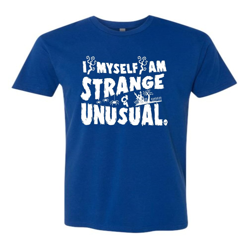3X-Large Royal Mens I Myself Am Strange & Unusual Halloween Deluxe Soft T-Shirt