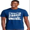 3X-Large Royal Mens I Myself Am Strange & Unusual Halloween Deluxe Soft T-Shirt view 2