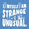 3X-Large Royal Mens I Myself Am Strange & Unusual Halloween Deluxe Soft T-Shirt view 3