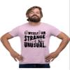 3X-Large Pink Mens I Myself Am Strange & Unusual Halloween T-Shirt view 1