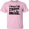 3X-Large Pink Mens I Myself Am Strange & Unusual Halloween T-Shirt view 2