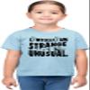 4T Light Blue Toddler I Myself Am Strange & Unusual Halloween Toddler T-Shirt view 2