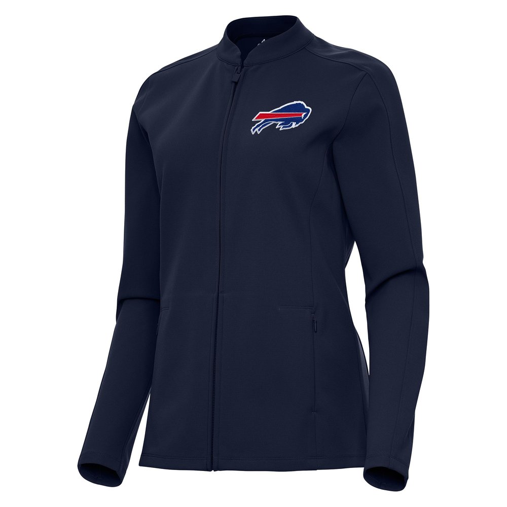 Antigua Women's Navy Buffalo Bills Regard Full-Zip Jacket