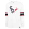 47 Men's White Houston Texans Gridiron Premier Brex Long Sleeve T-Shirt view 2