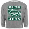 Zubaz NFL Men's Heather Grey Camo Team Crewneck Sweatshirt, New York Jets, XX-Large view 1