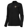 Antigua Women's Black New Orleans Saints Regard Full-Zip Jacket view 1