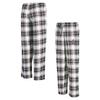 Concepts Sport Women's Black New Orleans Saints Ashford Plaid Knit Pants