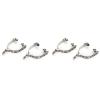 Pssopp 4Pcs Cowboy Horse Spurs Decoration Hand Sculpture Spurs Decoration Boot Spurs Stainless Steel for Men view 1