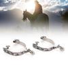 Pssopp 4Pcs Cowboy Horse Spurs Decoration Hand Sculpture Spurs Decoration Boot Spurs Stainless Steel for Men view 4