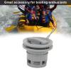 lvifloae 2 Pieces Universal Inflatable Boat Air Valve Cover PVC Double Sealed Air Plug Replacement Parts Suitable for Inflatable Boats Small Boats Kayaks view 3