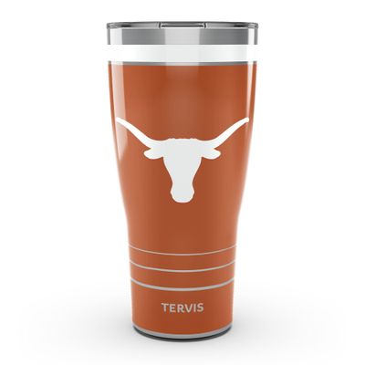 Tervis Traveler Texas Longhorns - MVP Triple Insulated Tumbler Travel Cup Keeps Drinks Cold & Hot, 30oz, Stainless Steel