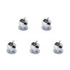 Tbest 5Pcs Hand Tally Counter, Mini Metal 4 Digit Number Hand Mechanical Counters Clicker Pitch Counter for Sports Games