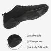 Kvwqoty Girls Cheer Shoes Mesh Flexible Non-Slip Black Little Kid 13.5 view 4