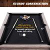 Barrington Billiards Monteray 7 Drop Pocket Pool Table, 3-in-1 Dining Top & Table Tennis with Game Accessories & Rolling Storage Caddy view 3