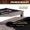 Barrington Billiards Monteray 7 Drop Pocket Pool Table, 3-in-1 Dining Top & Table Tennis with Game Accessories & Rolling Storage Caddy view 4