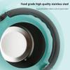 3L Camping Kettle, Stainless Steel Whistling Kettle Teapot Coffee Pot Indoor Outdoor Camping Hiking Picnic (Stainless steel color) view 4