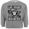 Zubaz NFL Men's Heather Grey Camo Team Crewneck Sweatshirt, Las Vegas Raiders, Large view 1
