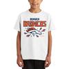 Denver Broncos Doodle - NFL Youth Short Sleeve Fan T-Shirt for Boys & Girls view 1