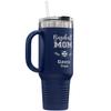Personalized Baseball, Cheer, Dance, Football, Soccer, or Softball Mom Tumbler, 40-OZ, Offered In Muliple Colors, Straw and Lid Included. Personalize with Kids Name and Team Name (40-Oz, Football) view 4