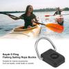 Small D Rings, Kayak Paddle Drip Rings with Lightweight Nylon and Stainless Steel Boat Buckle for Kayak Deck Fishing view 3