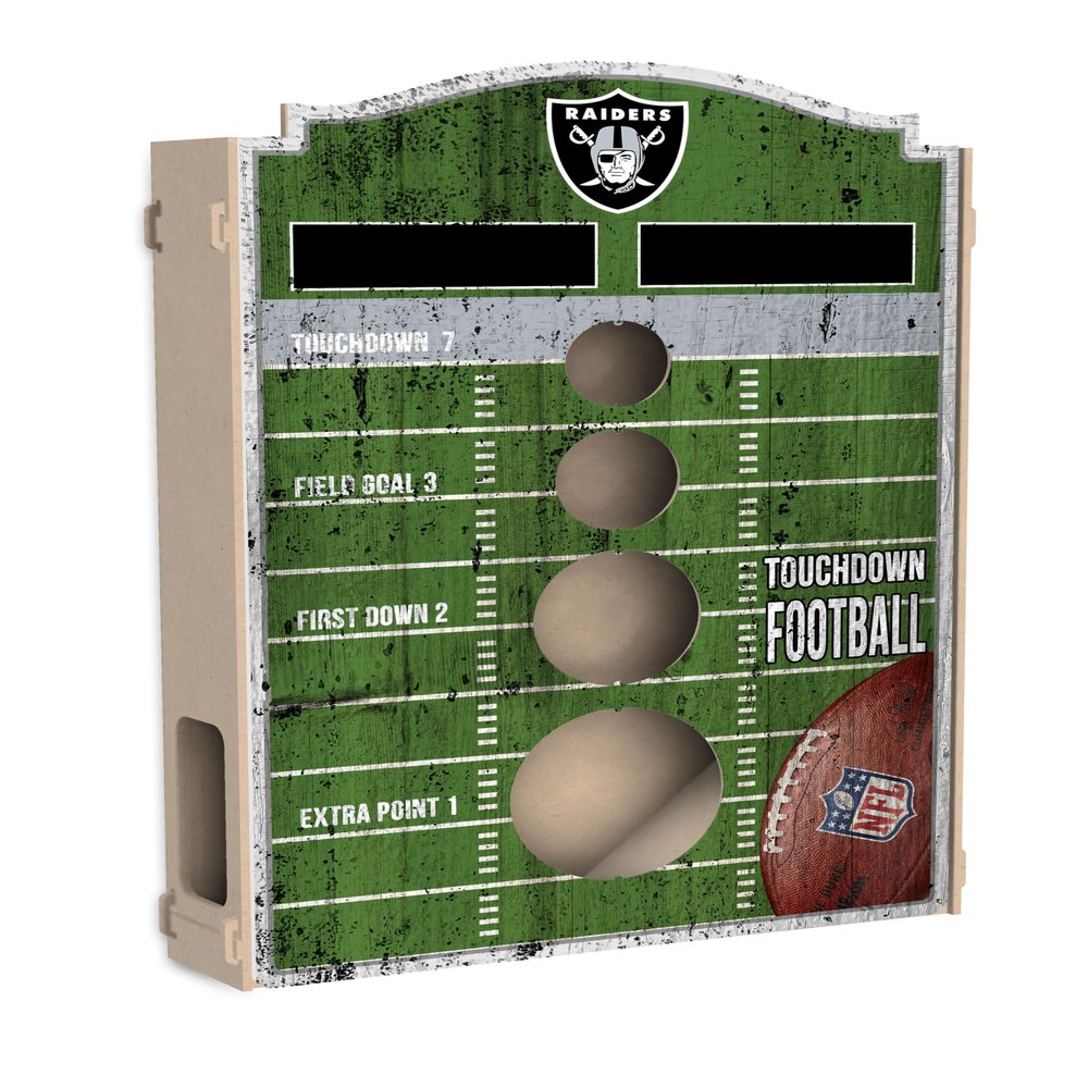 Fan Creations Las Vegas Raiders NFL Wall Bean Bag Toss Game
