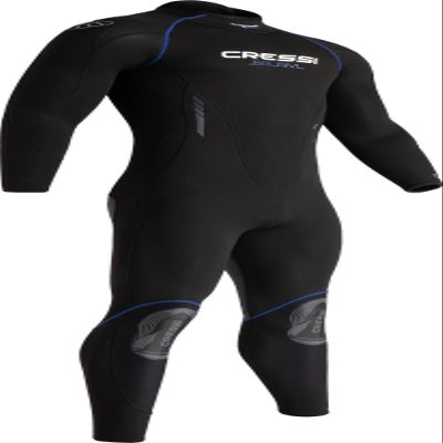 Cressi Balam 2.5 mm Man Monopiece Wetsuits, Black/Blue, 2XL