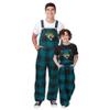 FOCO Jacksonville Jaguars NFL Youth Plaid Bid Overalls - 8 (S) view 3