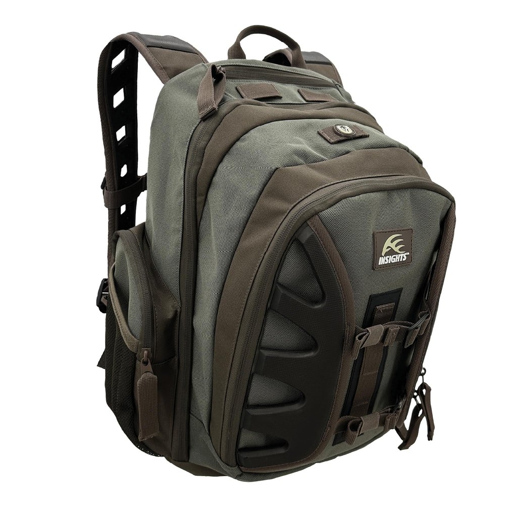 Insights Hunting by frogg toggs- The V2 Element, Heavy Duty 1,831 Cubic Inch Hiking Fishing Camping Hunting Backpack, Solid Elements Gray