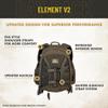 Insights Hunting by frogg toggs- The V2 Element, Heavy Duty 1,831 Cubic Inch Hiking Fishing Camping Hunting Backpack, Solid Elements Gray view 2