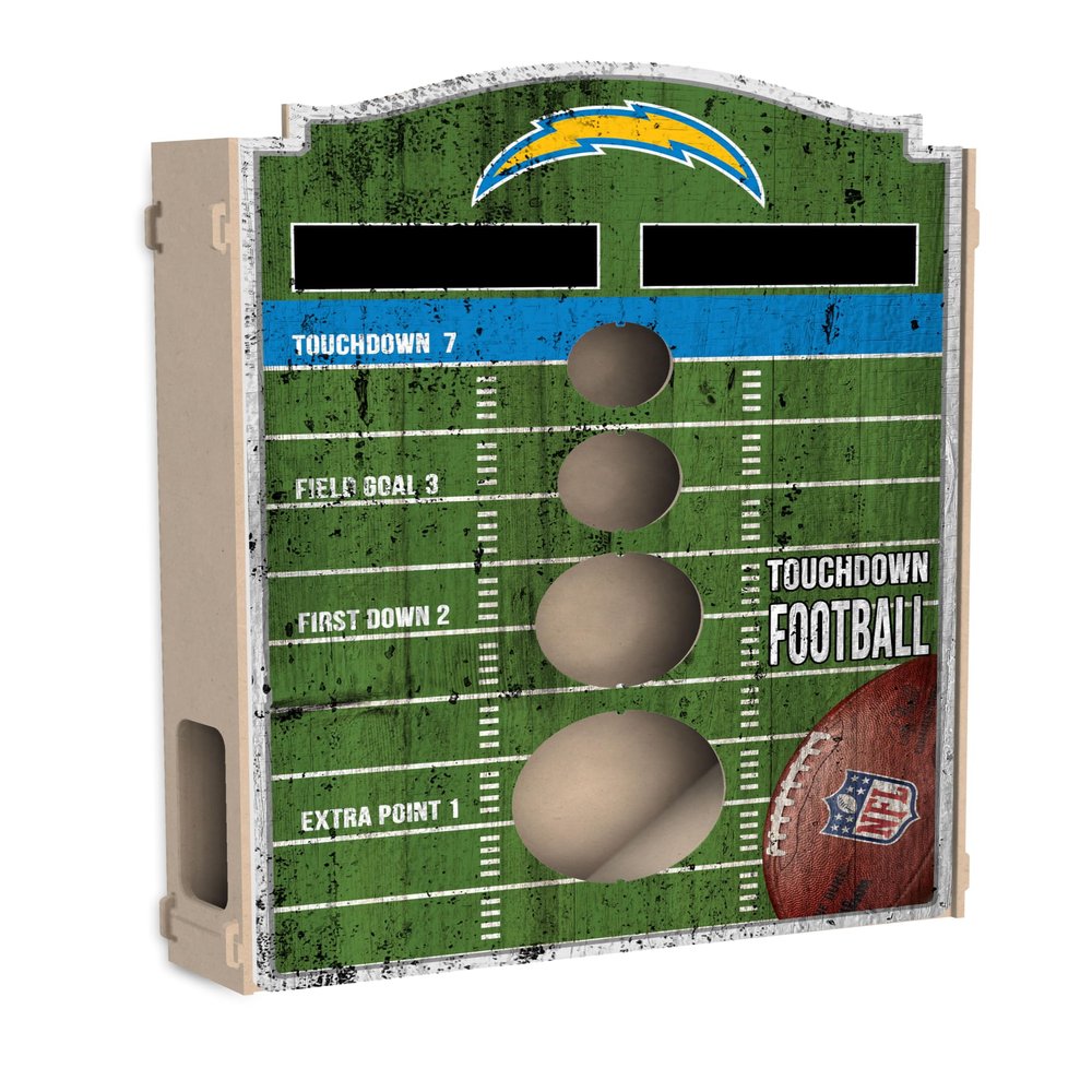 Fan Creations Los Angeles Chargers NFL Wall Bean Bag Toss Game