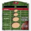 Fan Creations Tampa Bay Buccaneers NFL Wall Bean Bag Toss Game view 2