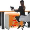 WHISPERHEAT Under Desk Warmer - Silent and Energy Efficient - Personal Under Desk Heater for Legs and Feet - for Office and Home - with Thermostat and Timer view 1