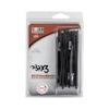 Bohning X3 Vane, 3.5", Black, 36pk view 3