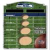 Fan Creations Seattle Seahawks NFL Wall Bean Bag Toss Game view 2