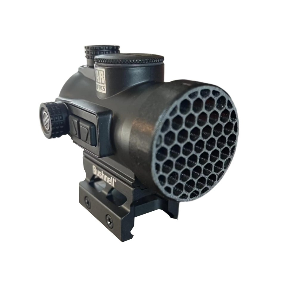 Killflash Hex Anti-Reflection Device Compatible with Bushnell TRS-26 Red Dot (Forest Green)