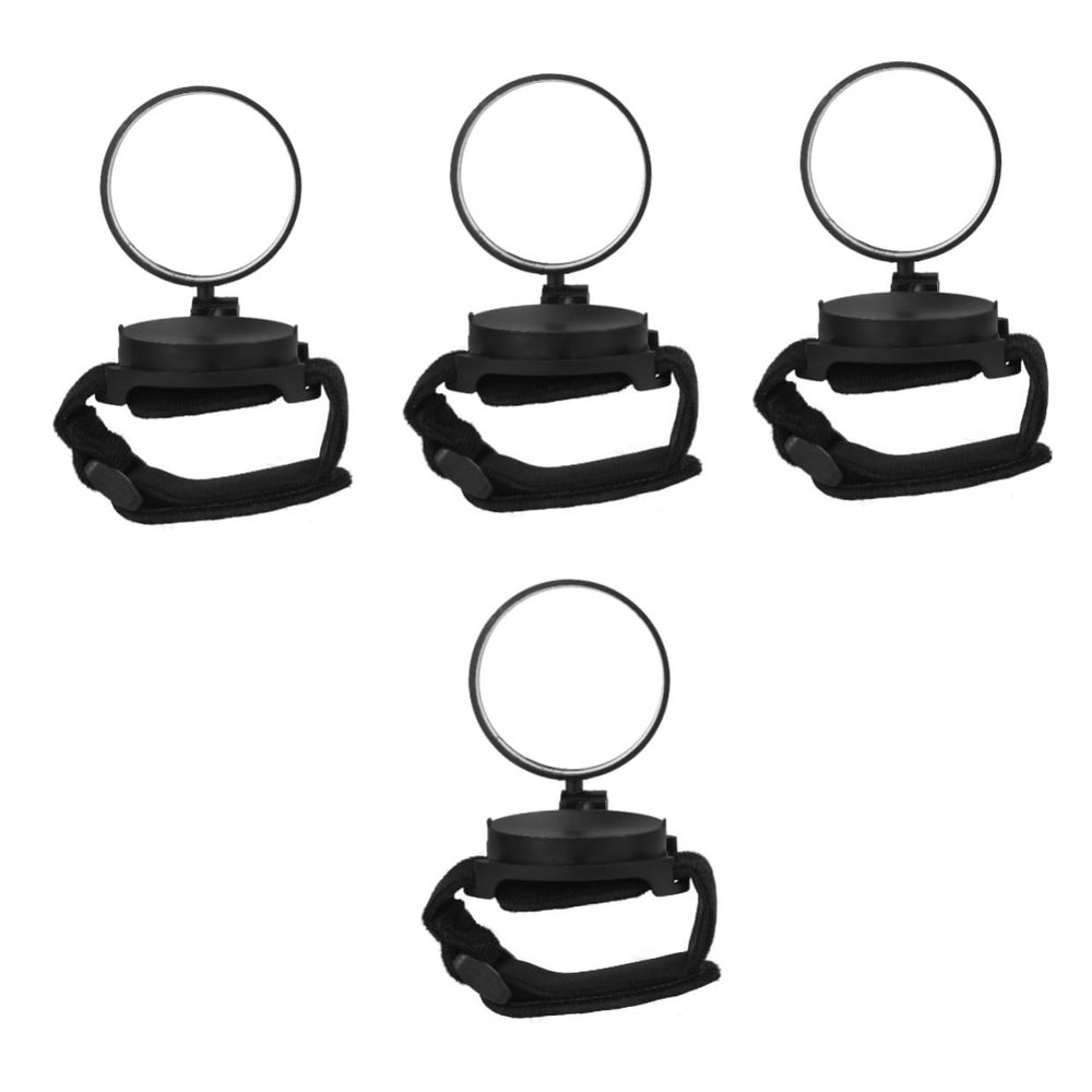INOOMP 4pcs Mountain Biking Rear View Mirror Arm Wrist Rearview Mirror Bike Supply