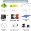 GAYAYAS Tennis Ball Machine - Automatic Portable Tennis Ball Launcher for Entry Level Players Training and Practice view 3