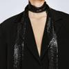 Shiny Metal Tie Women Sparkle Sequins Neck Scarf Glitter Tie Shawl Neckerchief for Nightclub Party Costume view 4