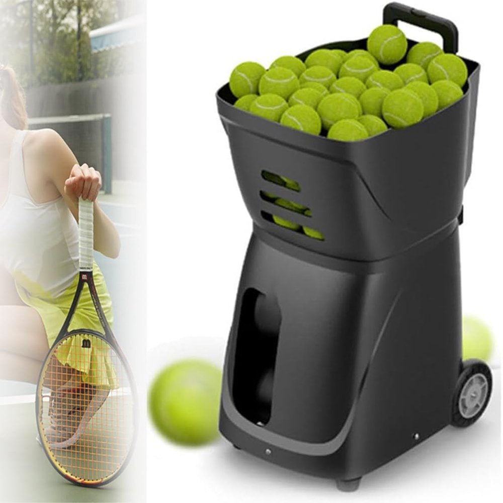 GAYAYAS Tennis Ball Machine Portable, Multiple Oscillation Modes, Large Capacity Multi-Mode Drills, for Coaches, Clubs, Advanced Players Seeking Precision Training