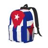 BKDODKS Cuban Flag Print Unisex Backpack Adults - Water-Resistant Backpack Hiking Work Travel And More view 2