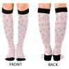 Wusikd Cute Coquette Compression Socks for Women and Men Circulation Pink Ribbon Bow Long Socks for Athletic Running 1 view 4
