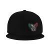Joisbs Eagle Mexico Flag Classic Unisex Sun Hat with Flat Brim - Adjustable and Stylish for Outdoor Adventures! Black view 4