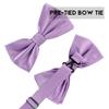 TIE G Solid Color Men's Suspender + Woven Bow Tie Set for Wedding : Vivid Color, Adjustable Brace, Strong Clip, Elastic Band (Fuchsia Pink) view 4