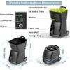 GAYAYAS Portable Tennis Ball Machine Automatic Throwing Machine Trainer, Dual Motor for Top Spin and Backspin, Portable, Multiple Oscillation Modes, Large Capacity view 2