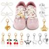 14Pcs Pearl Bow Shoe Charms for Sneakers Decoration Shoe Lace Charms Sneakers Elegant Pearl Buckle Dress Sneakers Accessories for Women Girls Bead Chain Shoelace Charm DIY Y2k Accessories view 1