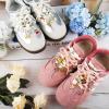 14Pcs Pearl Bow Shoe Charms for Sneakers Decoration Shoe Lace Charms Sneakers Elegant Pearl Buckle Dress Sneakers Accessories for Women Girls Bead Chain Shoelace Charm DIY Y2k Accessories view 3
