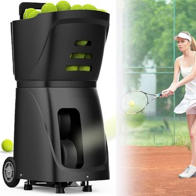 GAYAYAS Portable Tennis Ball Tosser, Tennis Ball Machine Premium Smart App-Control, Enhancing Gameplay Skills, Agile Exercise, for Single Player Training