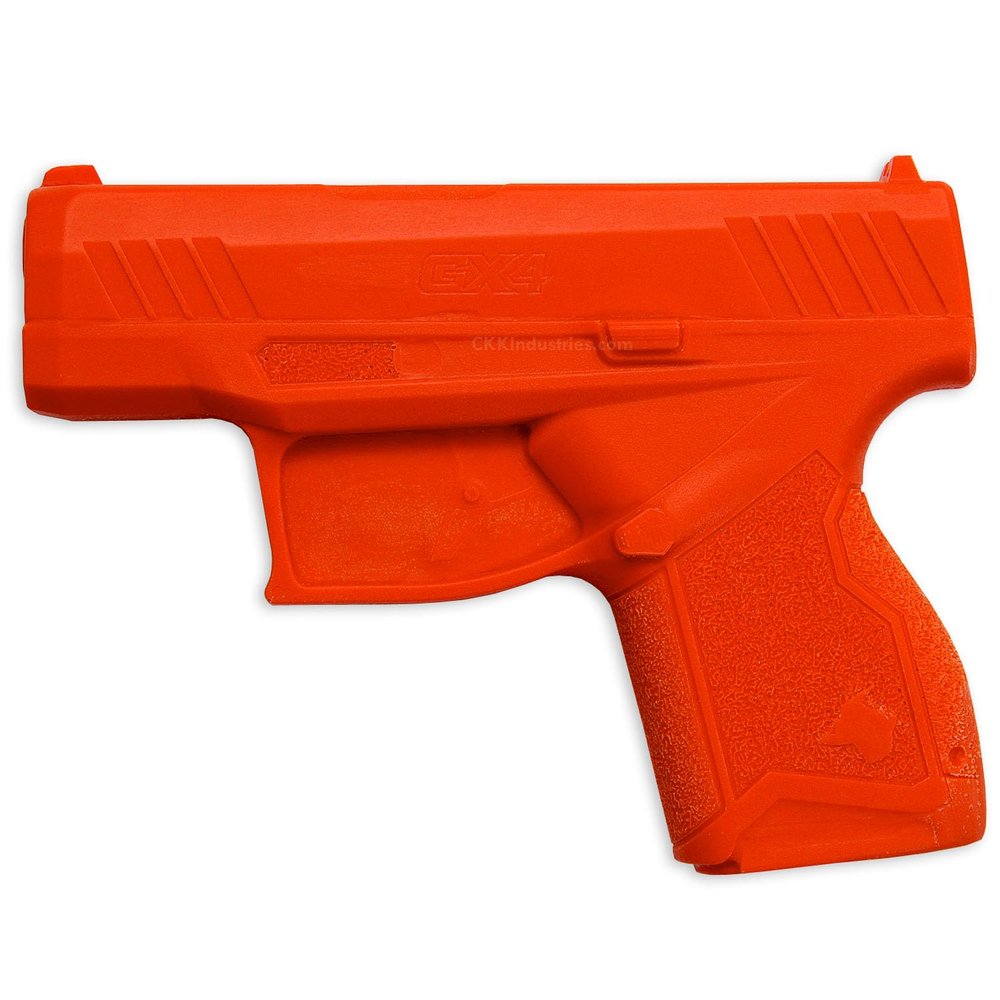 American Safety Props - Non-Functional Solid Polymer Holster Molding Gun Prop - (Natural) - Blaze Orange - U.S.A. Made - Compatible with Taurus GX4