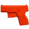 American Safety Props - Non-Functional Solid Polymer Holster Molding Gun Prop - (Natural) - Blaze Orange - U.S.A. Made - Compatible with Taurus GX4 view 1